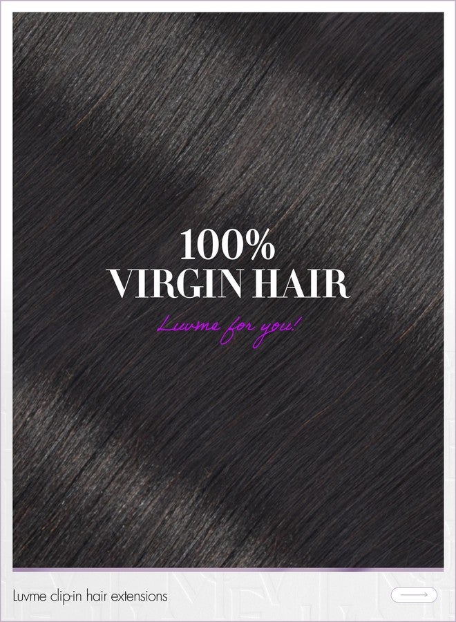 LUVME وصلات شعر LUVME Yaki Straight Seamless 70g 4 قطع بمشابك، وصلات شعر كاملة ماكس بطول 22 بوصة من شعر ريمي بشري طبيعي، أسود طبيعي 100% شعر ناعم حقيقي - Image 5
